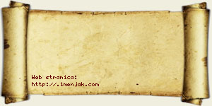 Aleksa Isaković vizit kartica